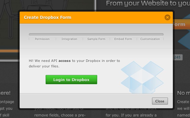 Create-Dropbox-Form